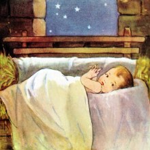Baby Jesus in a manger