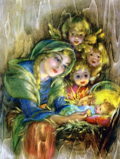 Baby Jesus in a manger