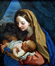Mary with the infant Jesus by Mary with the infant Jesus. By artist Carlo Maratta Carlo Maratta