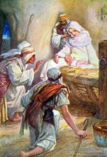 Adoration of the Shepherds by Arthur A Dixon