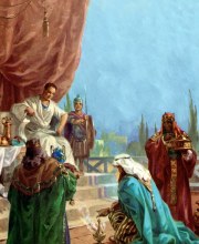 Wise Men ask Herod about the Newborn King