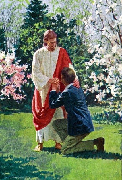 Jesus Consoles the Brokenhearted by Joseph Harry Anderson