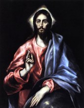 Image of the Head of Jesus Christ by artist El Greco