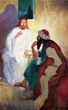 Nicodemus visits Jesus at Night