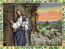 Jesus is Knocking at the Door by Hans Zatzka Zabateri