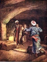 Peter and John go to the empty Tomb