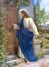 Jesus Knocks at the Door by Arthur Hacker