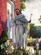 Jesus Knocks at the Door by Carl Heinrich Bloch