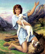 David the Shepherd Boy by Bouguereau