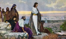 Jesus weeps over Jerusalem by Anton Robert Leinweber