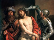 Roman Soldiers mock Jesus