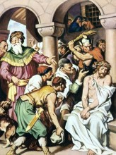 Roman Soldiers mock Jesus